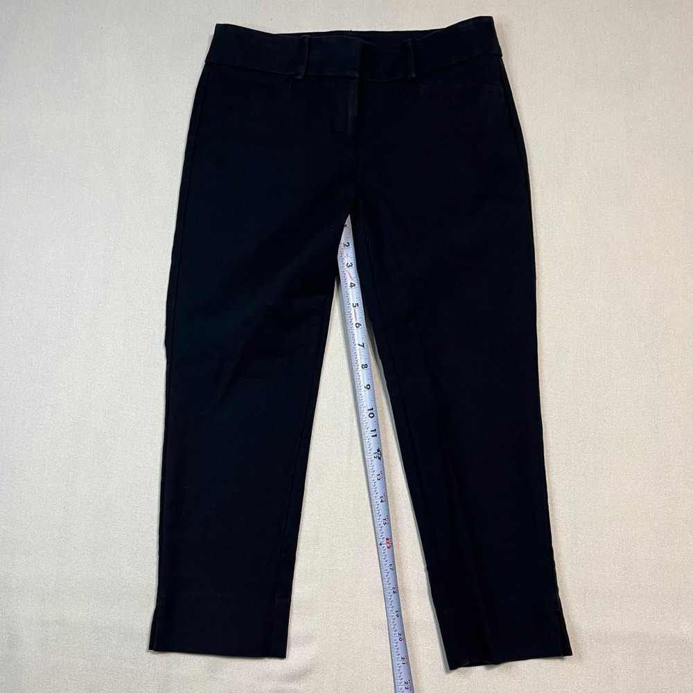LOFT Marisa‎ "The Riviera Pant" Women's Black Cropped Career Pants - Size 2P - Picture 9 of 9
